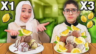 أكلات حامضة بمستويات عالية جدا 1X 2X 3X  أكلات حامضة بمستويات عالية جدا 1X 2X 3X