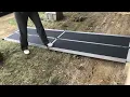 REVIEW wheelchair ramp multi-fold 10 700 lb capacity silver spring discount ramps