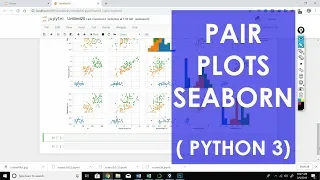 Pair Plots Seaborn Python 3 Machine Learning