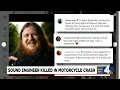 Sound engineer killed in motorcycle crash