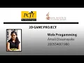 JavaScript 2D Game Project Selection program Java Institute Amali Dissanayake