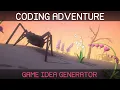 Coding Adventure Game Idea Generator