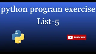 list 5 Write a Python program to clone or copy a list