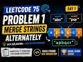 Merge Strings Alternately LeetCode 1768 LeetCode 75 C