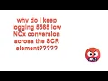 FAULT 5565 SCR CONVERSION LOW COMMON REASONS
