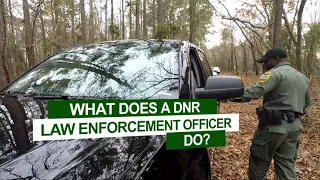 WHAT DOES A SCDNR LAW ENFORCEMENT OFFICER DO
