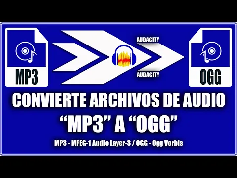 Download MP3 Convertir audio mp3 a ogg - Audacity