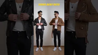 Leather Jacket Battle Black Vs Brown Jackets Leatherjacket Outfitbattle Menstyle Men  Leather Jacket Battle Black Vs Brown Jackets Leatherjacket Outfitbattle Menstyle Men