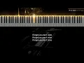 Gracie Abrams - Cedar - LOWER Key (Piano Karaoke Instrumental)