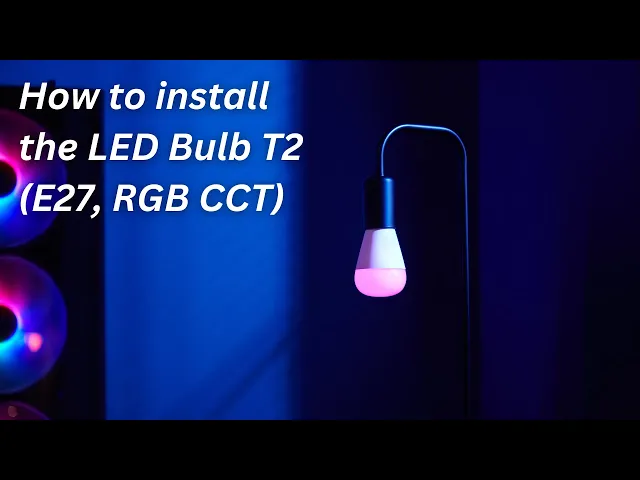 Leuchte LED 10.5W RGBW E27 A60 1100lm 190° dimmbar 25000h Aqara Bulb T2 - 7079, AQARA, LB-L02D
