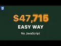 EASY Animated Counting Number CSS-Only Tutorial