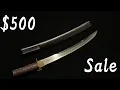 Download Lagu Unokubi Sunnobi TANTO, Muromachi Period Hiromasa, Brass TSUBA Japanese Antique Samurai Sword