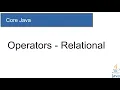 - A2A LEARNER Relational Operators in Java