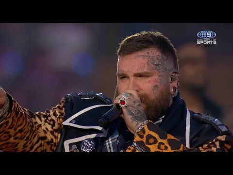 Video Thumbnail: Teddy Swims - NRL Grand Final (Full Performance)