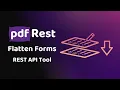 pdfRest Flatten Forms - REST API Tool