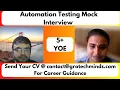 Automation Testing Interview Questions and Answers