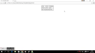 Javascript - clickable html table
