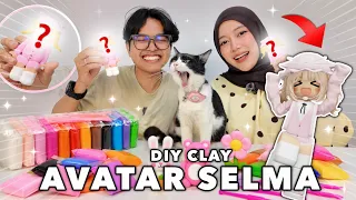 TETEH ROZZ DAN BANG TOBA CHALLENGE DIY CLAY AVATAR SELMA‼️🤩