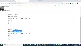 project 4 cs50 web programming with python and JavaScript network