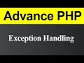 Exception Handling in PHP Hindi
