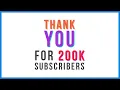 Download Lagu Thank You For 200K Subscribers!
