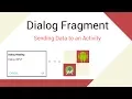 Android Dialog Fragment to Activity