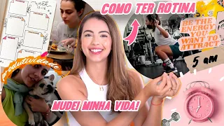 5 PASSOS para CRIAR SUA ROTINA e SER MAIS PRODUTIVO! (Como eu mudei minha vida) ✨