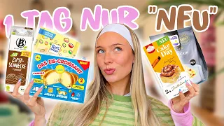1 TAG nur "NEU" essen 🥐🍦| CARAMELLA
