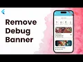 Debug Banner How to remove Debug Banner 2023 Flutter Tutorial Coding Journey