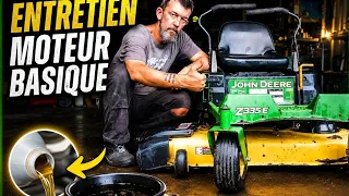 Bien VIDANGER sa TONDEUSE Autoportée : Spécial DÉBUTANT !