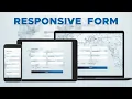How to Create Responsive Form in HTML and CSS