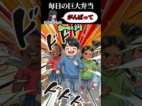 私の学校では毎日自分より大きい弁当を用意しないといけない
