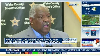 Wake County Jail Approaching Capacity We need more Space We need more Staff