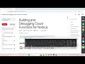 Building and Debugging Cloud Functions for Node js GSP880