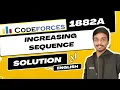 Increasing Sequence Codeforces 1882A Solution Codeforces Round 899 Div 2 English