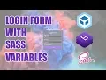 Create bootstrap Login form with only changing SASS variables