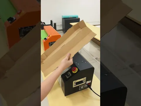 Trash to treasure in 3...2...1.Cardboard shredder activates.Honeycomb stretch — strong