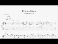 Chimes Blues King Oliver 1923 Dixieland Jazz Fingerpicking Guitar Tab (updated version)