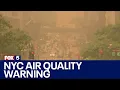 NYC air quality Forecast outlook for Wednesday and beyond