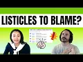 SEO Traffic Drop After a Core Update Are Self-Serving Listicles to Blame