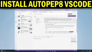 How To Install AutoPEP8 in VS Code Format Python Code Automatically Fix Style Issues