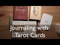 Using Tarot Cards As Journal Prompts February Full Moon Journaling