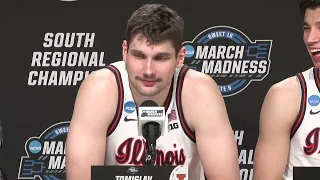 Illinois Postgame Press Conference 2026 Men s Elite Eight