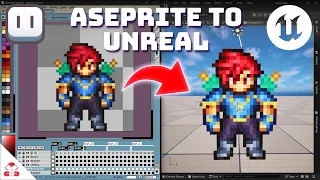 Best ASEPRITE to Unreal Engine 5 Workflow - Paper 2D Tutorial