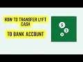How To Transfer Lyft Cash To Bank Account - Rules Alternatives