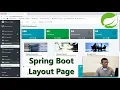Layout Page in Spring Boot with Thymeleaf - Master and Content Page Step by Step