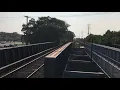 LIRR Double Decker Blows Through Massapequa Train Station at High Speeds