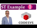 CODESYS Structured Text ST programming example - Traffic light control