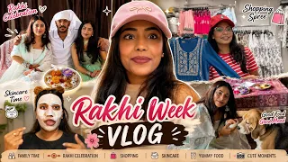 Rakhi week vlog🎀✨️shopping, skincare, makeup🧿✨️ #vlog #youtube #youtubevideo #trending #viral #yt