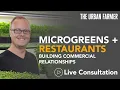 Microgreens Business How to Approach Restaurants Using Instagram More In This LIVE Consultation